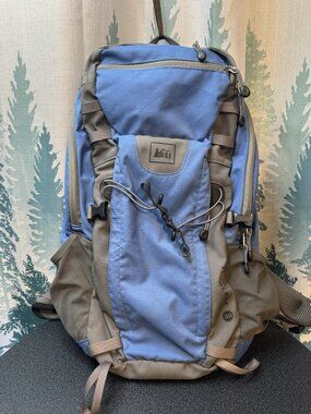 REI Traverse 30 Backpack Hydration Blue/Gray Daypack - READ INFO NEEDS REPAIR
